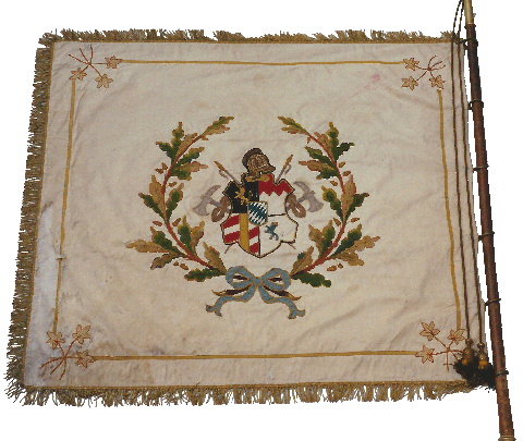 Rückseite der Fahne von 1893