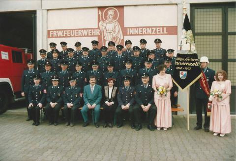 Mannschaftsfoto zum 125-jährigen Gründungsfest